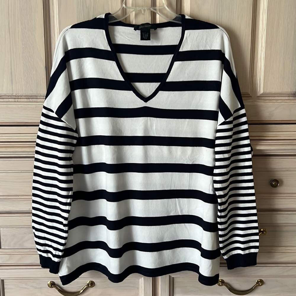 Karen Kane striped sweater